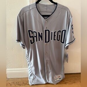 San Diego Padres Gray Baseball Jersey